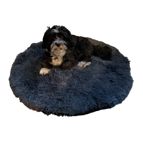 Pablo Lux Fløjlsblød Fluffy Hundetæppe - Grå 120 cm
