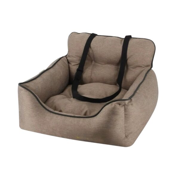 Comfy Autosæde Til Hunde i Khaki - 65 x 60 cm - Str.L