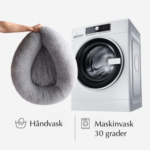 Vask af fluffyhundeseng